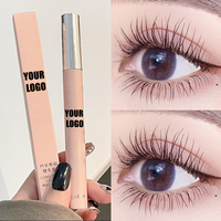 Mascara Allongeant et Recourbant pour Tête de Brosse Fine Dense Imperméable Allongeant Épaississant Longue Durée