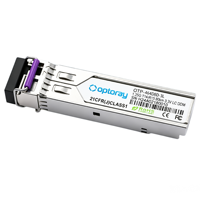 Modul SFP Optoray OTP-464D8D-3L 1.25G BIDI 80km Berkualitas Tinggi 1490nm/1550nm DFB LC Transceiver Serat Optik Tipe SM FTTX