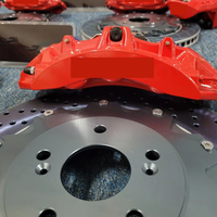 Kit de freinage de haute performance rouge V6, étriers de frein à 6 pistons, F40, frein électronique à 4 pistons pour Audi S3 S4 S5 S6 S7 S8 TT R S Q7 RSQ5