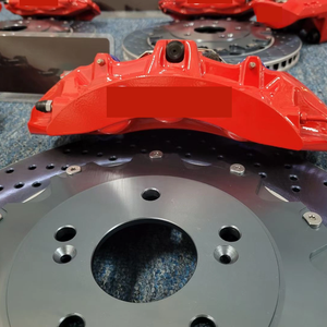 Bộ Phanh Đĩa Đỏ Big Brake Kit V6, Phanh Đĩa 6 Piston, F40, Phanh Điện Tử 4 Piston, dành cho Audi S3 S4 S5 S6 S7 S8 TT R S Q Series - Product Image 4