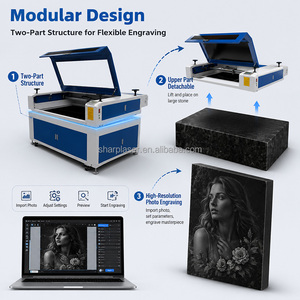 Machine de <span class=keywords><strong>gravure</strong></span> laser pour portraits sur <span class=keywords><strong>pierre</strong></span>, granit, marbre et pierres tombales - Product Image 4