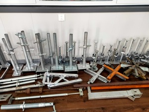 Mạ kẽm giàn giáo U đầu jack cơ sở và vít Jack đứng shoring Jack giàn giáo cơ sở tấm - Product Image 3