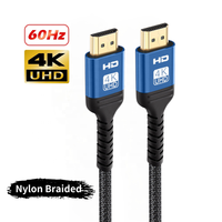 OEM ODM 1m 2m 3m haute vitesse 19 + 1 2.0v 4k 60Hz câble HDTV câble en nylon tressé et fibre optique active câble vidéo Hd
