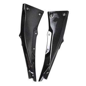 Protector de Cubierta de Subchasis Trasero de Fibra de Carbono Seca 3K Compatible con Kawasaki ZX-10R 2011+ - Product Image 1