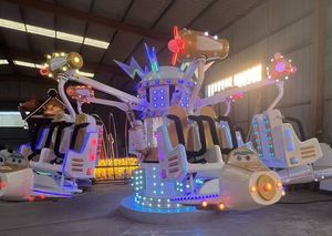 12-Seater Indoor/Outdoor Metal Playhouse Self-Controlled <strong>Plane</strong> Rides <strong>Trampoline</strong> Park Kindergarten Steel Garden Shopping Mall - Product Image 6