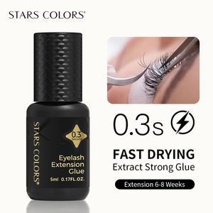 Colle à cils à séchage rapide en 0,3 seconde, adhésif à tenue forte, colle pour extensions de cils imperméable pour Lash Guru - Product Image 1
