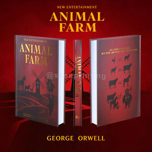 Custom Print Hardcover Book Matt <b>Red</b> Cover Offset Printing Hard Coated Art <b>Paper</b> Quality Custom Gold Fail Stamping - Product Image 5