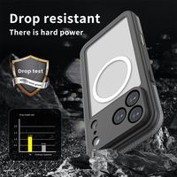 Étui de protection étanche IP68 pour iPhone 18 17 Pro Max / 18 17 Pro / 17, résistant aux chocs, pour la plongée sous-marine et la natation, coque intégrale scellée