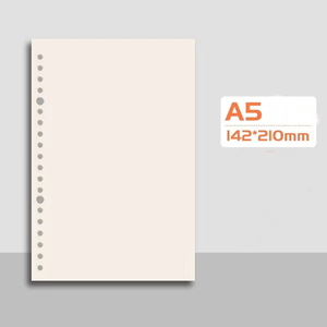 أفضل هدية للطلبة غلاف صلب فضفاض أوراق أوراق قابلة للإزالة مقاس أكبر غطاء قماش للربط الحراري للاستخدام المكتبي والأعمال - Product Image 5