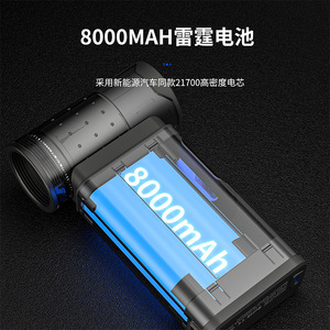 Fx90 พัดลมพกพาขนาดเล็กแบบพกพา จอแสดงผลดิจิตอล มอเตอร์ไร้แปรงถ่าน พัดลมขนาดเล็กแบบชาร์จ USB แบบพกพา - Product Image 4