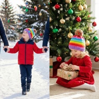 Gorro de Bebé Personalizado con Pompón de Corazón Arcoíris, 100% Algodón, Tejido Suave, Gorro Infantil, Estilo Urbano para Viajes, Venta al Por Mayor