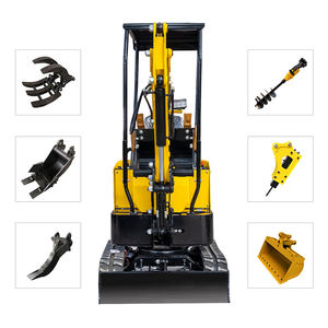 Novo 1200kg Peso Operacional <span class=keywords><strong>Mini</strong></span> Escavadeira de Esteiras para Venda 165m Dig Depth 0.025m ³ Balde 102kw para canteiros de obras - Product Image 5