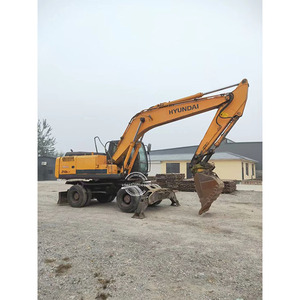 Excavadora de ruedas HYUNDAI 210W-7 de 21 toneladas, maquinaria de construcción usada en stock, equipo, rueda - Product Image 1