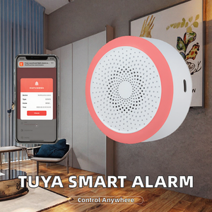 Yeni Yuke Tuya Akıllı WiFi Hareket Sensörü <span class=keywords><strong>Alarm</strong></span>ı 100dB Yüksek Sesli 3 Renkli Ses Işığı 4 Zil Sesi Ev Güvenlik Kapısı APP Uzaktan Kumanda - Product Image 2