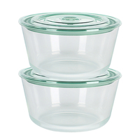 Boîte à lunch bento en verre borosilicate de haute qualité, compatible micro-ondes, congélateur, lave-vaisselle, étanche, portable, écologique, avec couvercles pour bébé