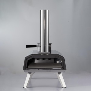 <span class=keywords><strong>Four</strong></span> <span class=keywords><strong>à</strong></span> <span class=keywords><strong>pizza</strong></span> au feu de <span class=keywords><strong>bois</strong></span> 13 "carburant (<span class=keywords><strong>bois</strong></span>/granulés/charbon de <span class=keywords><strong>bois</strong></span>) cuisson rapide jambes pliables et acier SUS430 UK/LFGB Food Touch approuvé - Product Image 2