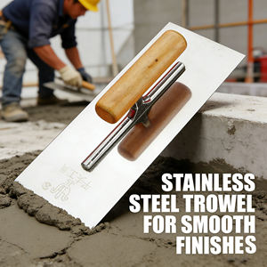 Truelle de peintre en acier inoxydable, spatule à plâtre, truelle à enduit - Product Image 5