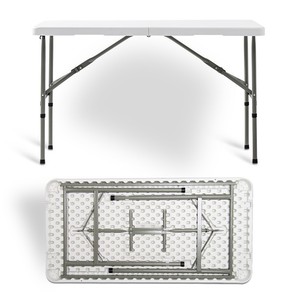 Table pliante 6 pieds 180 cm en plastique de haute qualité, mobilier d'extérieur - Product Image 5