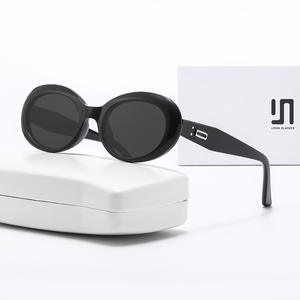 Lunettes de soleil rondes Gm, verres noirs en polycarbonate, UV400 polarisées, unisexe, type 3, protection solaire, look haut de gamme, style Instagram - Product Image 5