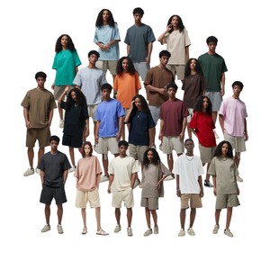 High Quality Men's Heavyweight T-shirts for Men Custom Logo Blank Customize Cotton Oem Embroidery Oversized Graphic Tee Shirts - Product Image 1