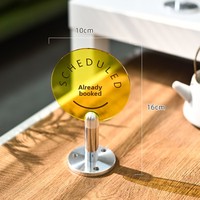 Individuelles Kreatives Acryl-Tischnamensschild Vertikale Anzeige für Hotel-Rezeption Catering-Tischnummer-Schild