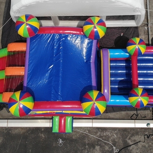 Nouveau Château Gonflable Parcours d'Obstacles Maison de Saut pour Activités de Team Building - Vente Flash - Product Image 3