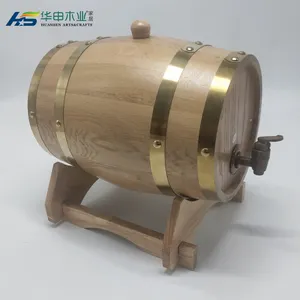 1.5L/3L/5L/10Lヴィンテージ木製オーク木製ビールバレルビールブランディウイスキーラムポート用赤ワインバレル