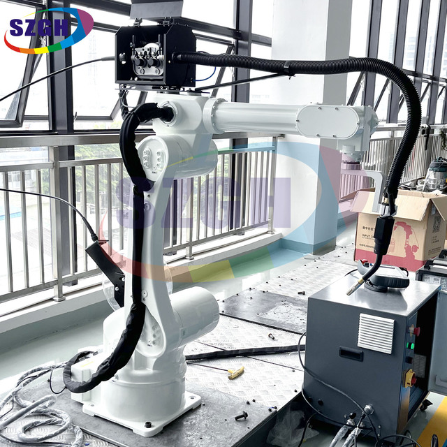 High Quality 220v 10kg Payload Welding Robot 6 Axis Industrial Robotic Arm Palletizing Welding Machine
