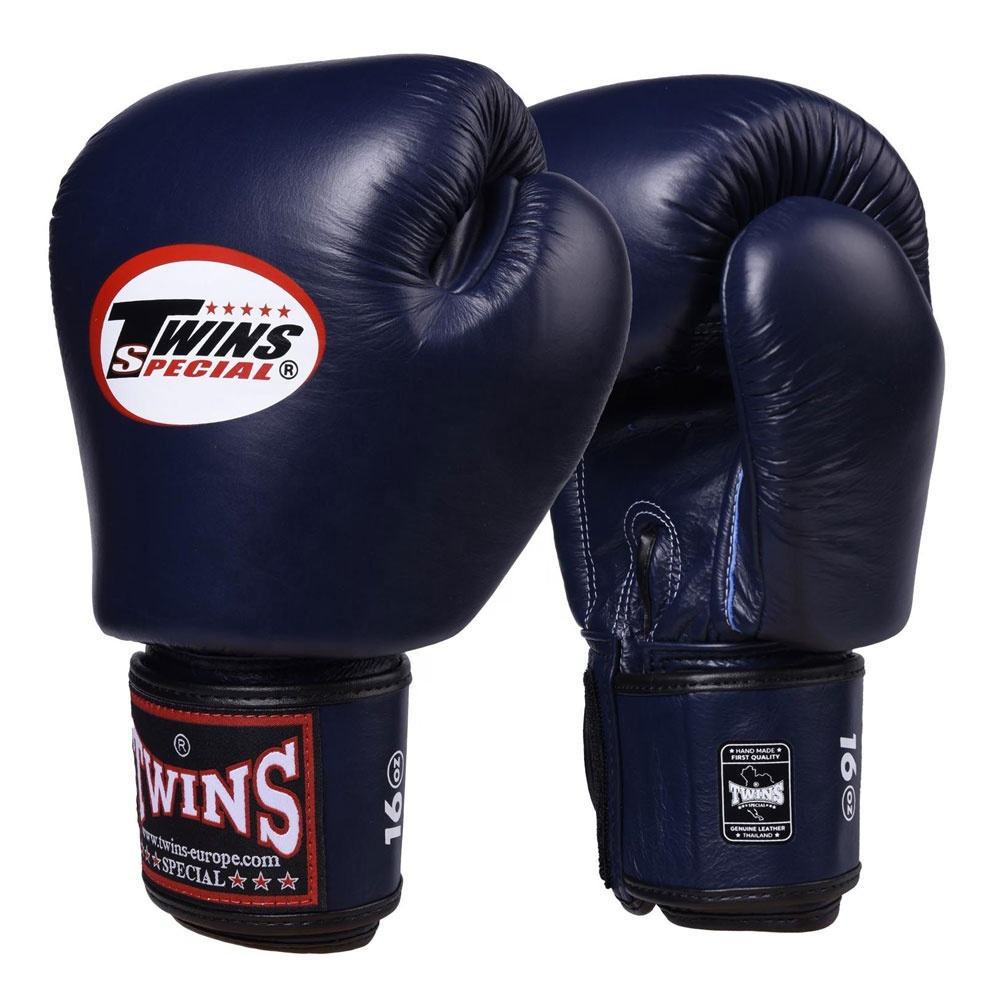 Guantes de marca MMA Sparring Venta al por mayor Guantes de boxeo con logotipo personalizado 16oz Guantes de cuero genuino