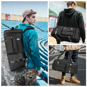 Yuhong Manufacturer Customized Waterproof Sport Gym Travel Duffle Bag With Shoe Compartment