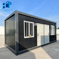 Rumah Kontainer Lipat Baja Portabel Pabrik Suzhou Baru 2025 Harga Ekonomis Rumah Cepat Siap Huni Kamar Tidur Apartemen Gudang Toko