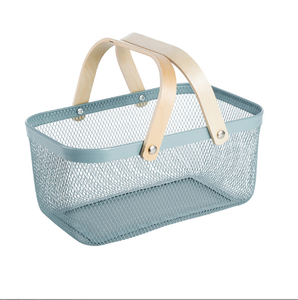 Picnic Fruit Basket Fruit and Vegetable Food Storage Storage Iron Wire Empty Kitchen Living Room Metal Home Storage Organization