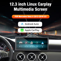 Écran multimédia ZWNAV 12,3 pouces 2400*900 pour Mercedes Benz Classe A 2013-2018 Système LINUX Autoradio Carplay DSP GPS OEM