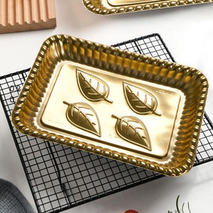 50 plateaux jetables en <span class=keywords><strong>plastique</strong></span> doré pour huîtres, épais, pour fête, sashimi, sushi, saumon, huîtres - Product Image 5