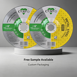 Disque à tronçonner ISO MPA CE 150x6x22.23mm à <span class=keywords><strong>centre</strong></span> dépressionné pour acier inoxydable Inox, disque abrasif WA Premium, échantillon gratuit - Product Image 2