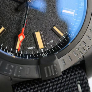 Montre mécanique automatique en acier inoxydable de haute qualité, verre saphir, bracelet en cuir de vache/PU, calendrier, résistance à l'eau 5 BAR, simple - Product Image 3