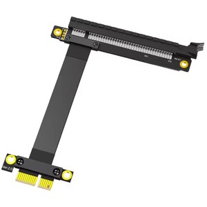 PCIE Gen 3.0 1X bis 16X Riser-Kabel 25cm flexibler <span class=keywords><strong>PCIExpress</strong></span> X16 Extender rechtwinkliger Winkel für Gaming-Grafikkarten - Product Image 3