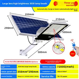 Lampione <span class=keywords><strong>Solare</strong></span> LED da <span class=keywords><strong>Esterno</strong></span> IP65 Ultra-luminoso <span class=keywords><strong>ad</strong></span> Alta Potenza con Telecomando <span class=keywords><strong>per</strong></span> Cortili Rurali e Uso Domestico - Product Image 6