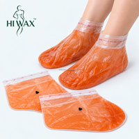 Masque hydratant jetable pour les pieds au paraffine saveur pêche OEM pour la réparation des talons rugueux, secs et gercés – Idéal pour les salons