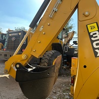 Günstiger Gebrauchter JCB 3CX Radlader Gebrauchter Baggerlader Original Retroexcavadora 4x4 3CX Mini-Traktor mit Frontlader