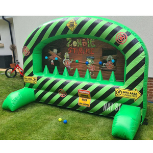 Structure gonflable économique Zombie Strike avec cibles de tir, mur de tir <span class=keywords><strong>Nerf</strong></span> et jeu de tir à l'arc gonflable - Product Image 2