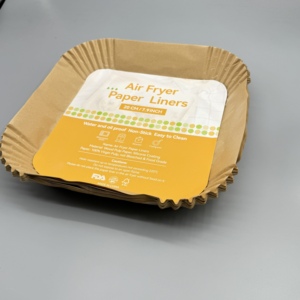 Heat Resistant <b>Silicone</b> <b>Air</b> <b>Fryer</b> Paper <b>Liner</b> Waterproof Grease‑Proof Single & Double Side For <b>Air</b> <b>Fryer</b> Home Kitchen Baking - Product Image 1