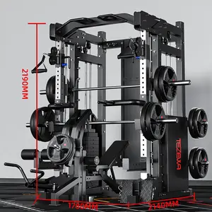 Gym Body Building Apparatuur Huishoudelijke Gym Indoor Multifunctionele Smith Machine