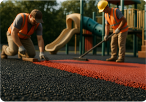 Revestimiento de Suelo Deportivo Ecológico de Silicona PU, Alta Resistencia, Resistente al Desgaste, Antideslizante, <span class=keywords><strong>Material</strong></span> de Poliuretano Impermeable - Product Image 3