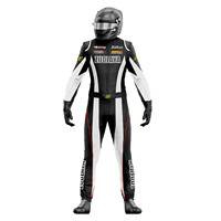 Combinaison de course de moto ignifuge de haute qualité, fabriquée sur mesure, combinaison de course de voiture de Kart RJ03