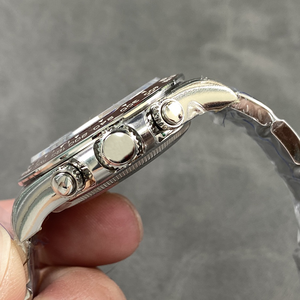 Reloj Mecánico de Lujo para Hombre, Diseño Clásico 4131 4132, Esfera Azul Hielo, Cronógrafo, Fondo Transparente, Movimiento Visible - Product Image 3