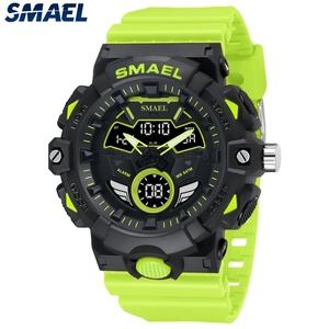 Reloj Deportivo Digital SMAEL 8085 para Hombre, Reloj Cronógrafo Resistente al Agua para Exteriores, Reloj de Pulsera Grande con Alarma, Fecha, LED y Cronómetro - Product Image 4