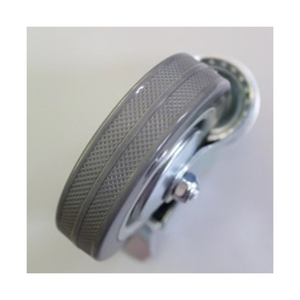 Chaise de toilette médicale pour salle de bain, avec cadre en aluminium à 4 roues, design pliable et réglable, capacité de 150 kg - Product Image 4