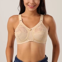 Soutiens-gorge push-up quotidiens à larges bretelles pour femmes, grande taille, couvrance totale, sans rembourrage, sans armatures, haute qualité, vente en gros