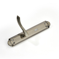 Serrure de poignée de porte design élégant, ensemble de serrure de poignée de porte intérieure en aluminium